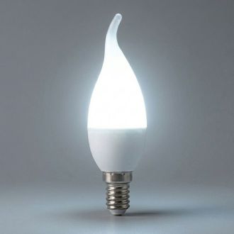 Лампа светодиодная Feron LB-97 Свеча на ветру E14 7W 175-265V 6400K, 38135