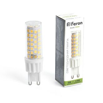 Лампа светодиодная Feron LB-436 G9 13W 175-265V 4000K, 38153