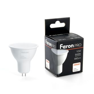 Лампа светодиодная Feron.PRO LB-1610 MR16 G5.3 10W 175-265V 6400K, 38160