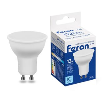 Лампа светодиодная Feron LB-960 MR16 GU10 13W 175-265V 6400K, 38193