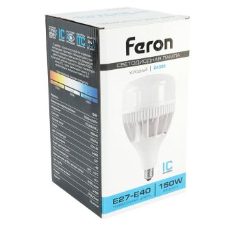Лампа светодиодная Feron LB-65 E27-E40 150W 175-265V 6400K, 38198