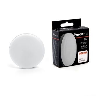 Лампа светодиодная Feron LB-1508 GX53 8W 175-265V 6400K OSRAM LED, 38204