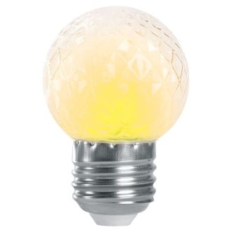 Лампа-строб Feron LB-377 Шарик прозрачный E27 1W 230V 2700K, 38208