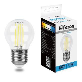 Лампа светодиодная Feron LB-511 Шарик E27 11W 230V 6400K, 38226
