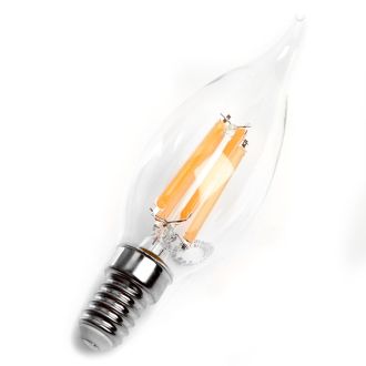 Лампа светодиодная Feron LB-718 Свеча на ветру E14 15W 230V 2700K, 38261
