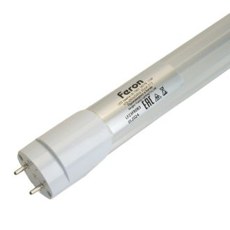 Лампа светодиодная для растений T8 Feron LB-7063 G13 0,6м 11W 175-265V красно-синий спектр пластик, 38278
