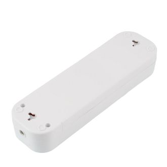 Розетка переносная разборная 4-местная с/з STEKKER, PST16-410-20, 250В, 16A, IP20, белый, 39012