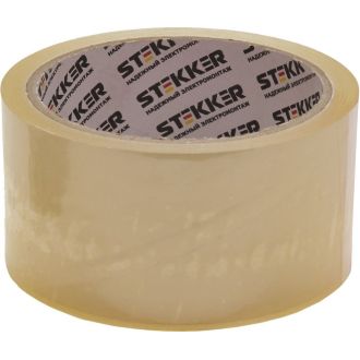 Скотч упаковочный STEKKER INTP1-4836 48 мм., 36 м., прозрачный, 39139 (комплект 6 шт.)