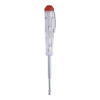 Тестер напряжения STEKKER TST500-3 контактный 100-500V, 3*130 мм, прозрачный, 39159