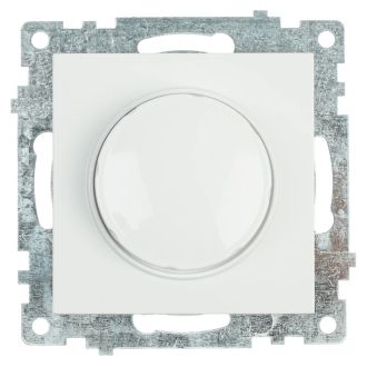 Выключатель диммирующий TRIAC(механизм), STEKKER GLS10-7106-01, 250V, 500W, серия Катрин, белый, 39307