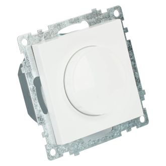 Выключатель диммирующий TRIAC(механизм), STEKKER GLS10-7106-01, 250V, 500W, серия Катрин, белый, 39307