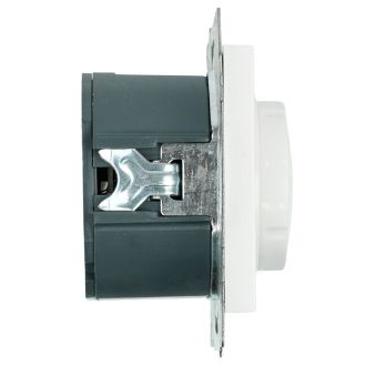 Выключатель диммирующий TRIAC(механизм), STEKKER GLS10-7106-01, 250V, 500W, серия Катрин, белый, 39307