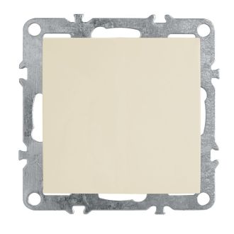 Выключатель 1-клавишный (механизм), STEKKER, PSW10-9103-02, 250В, 10А, серия Эрна, слоновая кость, 39322