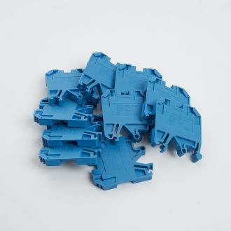 Зажим наборный изолированный (винтовой) ЗНИ - 4,0 (JXB4), синий, STEKKER, LD551-2-40, 39359 (комплект 50 шт.)
