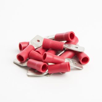 Наконечник плоский Изолированный (папа) РпИп 0,5-1,5, STEKKER, LD401-15250 (DIY упаковка 10 шт), 39362