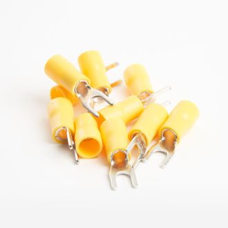 Наконечник вилочный изолированный НВИ 6-4, LD403-604 (DIY упаковка 10 шт), STEKKER, 39373