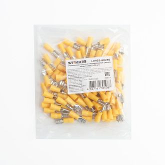 Наконечник плоский Изолированный (мама) РпИм 6-250, STEKKER, LD402-60250 (упаковка 100 шт), 39414
