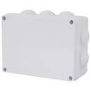 Коробка разветвительная STEKKER EBX30-03-65, 150*110*70 мм, 10 мембранных вводов, IP65, светло-серая, 39555