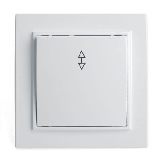 Переключатель 1-клавишный STEKKER PSW10-9005-01, 250В, 10А, серия Эрна, белый, 39617