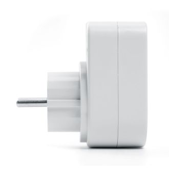 Переходник сетевой с/з c 2 USB 2,1А, STEKKER ADP16-24-20, 250В, 16A, IP20, белый, 39626