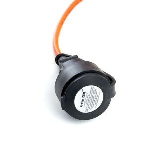 Удлинитель-шнур на рамке 1-местный с/з Stekker, HM04-01-10 (US1), 3*1,0мм2, 10м, 220В, 16А, Home, оранжевый, 39627