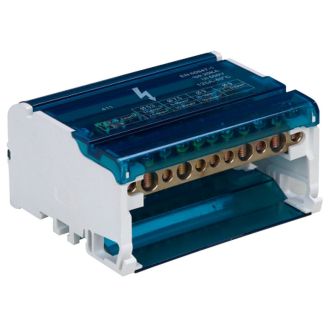 Шины на DIN-рейку в корпусе (кросс-модуль) 4х11 3L+PEN LD505-411, STEKKER, 39684