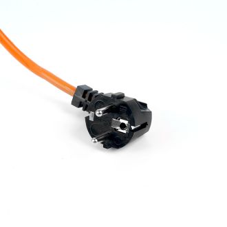Удлинитель на пластиковой катушке Stekker STD02-41-50 50м, 4 гнезда с/з 3*1, оранжевый, серия Standart (UG), 39709