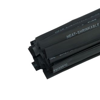 Термоусадочная трубка STEKKER HST-1050-100BK, длина 100 см., коэф. усадки 2:1, черный, 39732 (комплект 50 шт.)