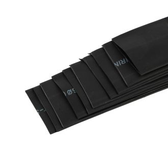 Термоусадочная трубка STEKKER HST-3015-100BK, длина 100 см., коэф. усадки 2:1, черный, 39737 (комплект 10 шт.)