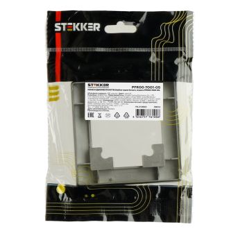 Рамка STEKKER, PFR00-7001-05 1-местная, пластик, серия Катрин, черный, 39812