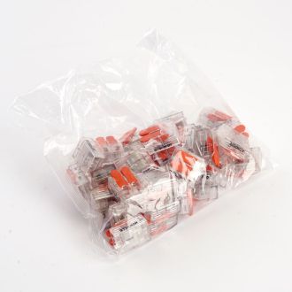 Универсальная компактная клемма 2-проводная STEKKER, LD221-612, 39863 (комплект 100 шт.)