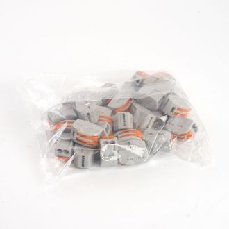 Клемма строительно-монтажная 2-проводная STEKKER, LD222-612, 39866 (комплект 50 шт.)