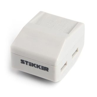 Клемма строительно-монтажная 3-проводная STEKKER, LD222-613, 39867 (комплект 30 шт.)