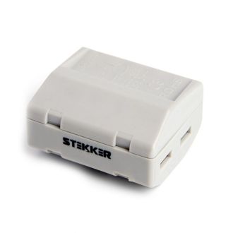 Клемма строительно-монтажная 5-проводная STEKKER, LD222-615, 39868 (комплект 20 шт.)