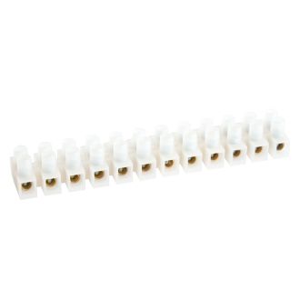 Зажим винтовой изолированный 450В, 3А, 12 пар, полиамид DIY, STEKKER LD225-3A, 39891