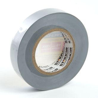 Изоляционная лента STEKKER INTP01315-20 0,13*15 мм. 20 м. серебро, 39905