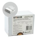 Клемма монтажная 3-проводная с пастой STEKKER для 1-жильного проводника, LD2273-243, 39942 (комплект 200 шт.) Клемма монтажная 3-проводная с пастой STEKKER для 1-жильного проводника, LD2273-243, 39942 (комплект 200 шт.)