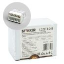 Клемма монтажная 8-проводная с пастой STEKKER для 1-жильного проводника, LD2273-248, 39945 (комплект 100 шт.) Клемма монтажная 8-проводная с пастой STEKKER для 1-жильного проводника, LD2273-248, 39945 (комплект 100 шт.)
