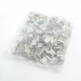 Клемма монтажная 8-проводная с пастой STEKKER для 1-жильного проводника, LD2273-248, 39945 (комплект 100 шт.)