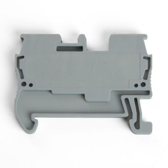 Зажим пружинный, 2-проводной проходной ЗНИ - 2,5 (JXB ST 2,5), серый STEKKER, 39951 (комплект 100 шт.)