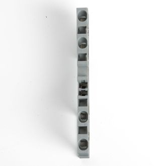 Зажим пружинный, 4-проводной проходной ЗНИ - 2,5 (JXB ST 2,5), серый STEKKER, 39965 (комплект 100 шт.)