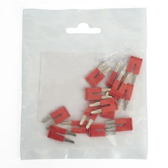 Центральная перемычка для ЗНИ самозажимных 4 мм² (JXB ST 4) 2PIN LD568-2-40 (DIY упак 20 шт), STEKKER, 39979