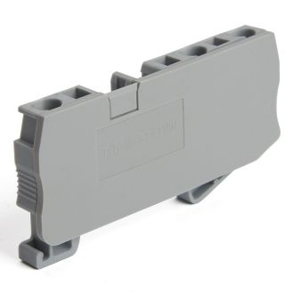 Торцевая заглушка для ЗНИ LD553 2,5 мм² (JXB ST 2,5), серый STEKKER, STEKKER LD561-1-25, 39985 (комплект 100 шт.)