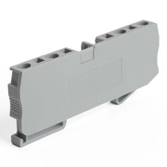 Торцевая заглушка для ЗНИ LD554 2,5 мм² (JXB ST 2,5), серый STEKKER, STEKKER LD562-1-25, 39987 (комплект 100 шт.)