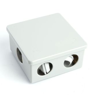 Коробка разветвительная STEKKER EBX10-34-44, 85*85*40мм, 6 вводов, IP44, светло-серая (GE41235), 39994