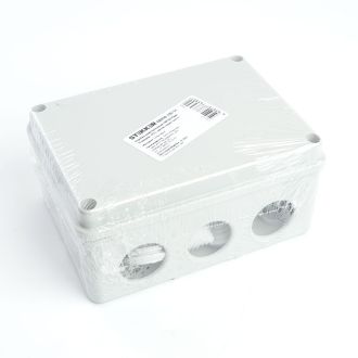Коробка разветвительная STEKKER EBX10-310-55, 150*110*70мм, 10 вводов, IP55, светло-серая (GE41242), 39999