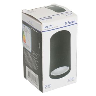 Светильник потолочный Feron ML176 MR16 GU10 35W 230V, черный, 40510
