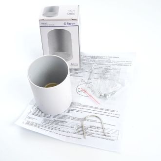 Светильник потолочный Feron ML177 MR16 GU10 35W 230V, белый, 40512