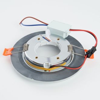Светильник встраиваемый с белой LED подсветкой Feron CD5023 потолочный GX53 без лампы, матовый, 40522