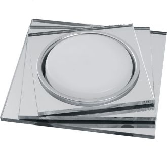 Светильник встраиваемый с белой LED подсветкой Feron CD5024 потолочный GX53 без лампы, прозрачный, 40523